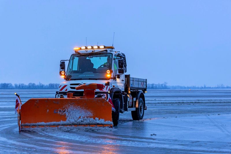 Spiegelglatte Wege sorgten für schwierige Verhältnisse, Flugbetrieb in Wien seit 11 Uhr wieder mögl…