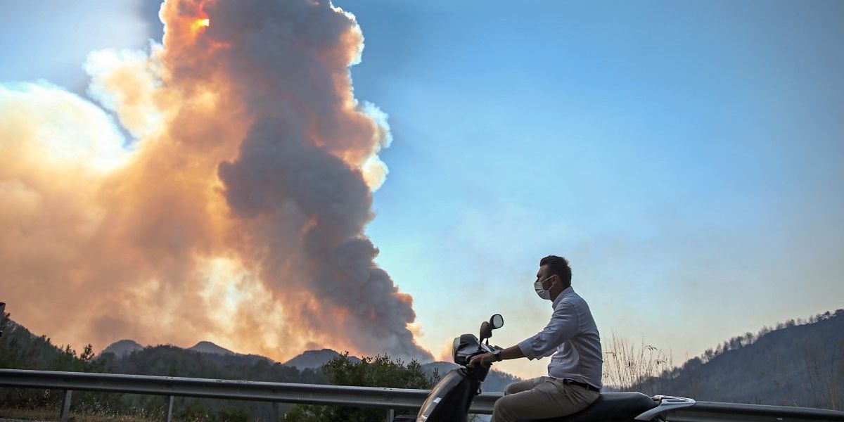 Feuersbrünste wüten weiter in Mittelmeerländern - Vimarsana News