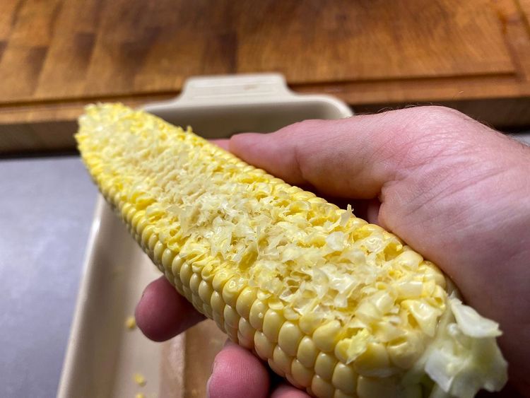 Zubereiten von Creamed Corn