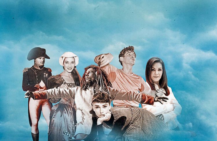 Napoleon, Maria Callas, Bob Marley, Leonard Bernstein, Priscilla Presley und Audrey Hepburn