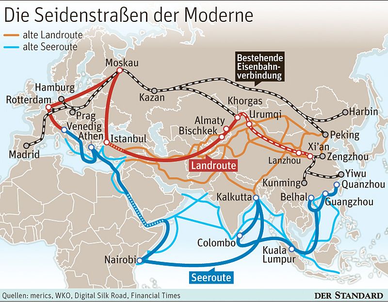 Der Lange Weg Zur Neuen Seidenstraße - Wirtschaftspolitik - DerStandard ...