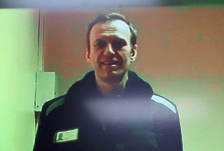 Alexej Nawalny auf einer Aufnahme aus dem Straflager