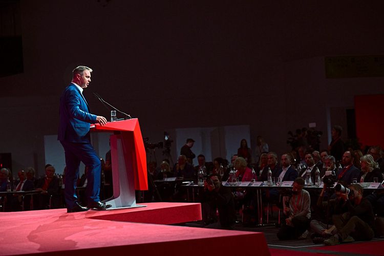 Babler beim SPÖ-Parteitag