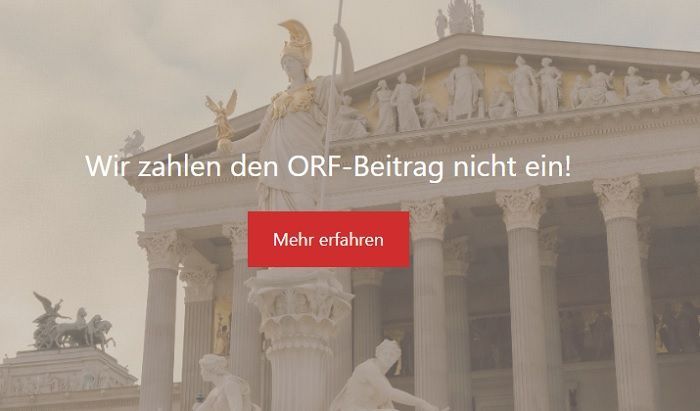 Die Plattform stopp-orf.at ist gegen den ORF-Beitrag für alle.