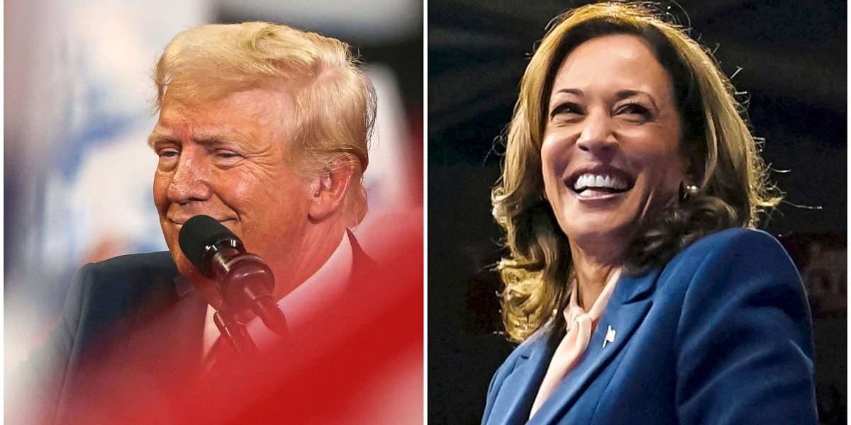 US election: Harris team announces two televised debates with Trump