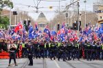 Landesweite Demonstrationen gegen Einwanderung in Australien