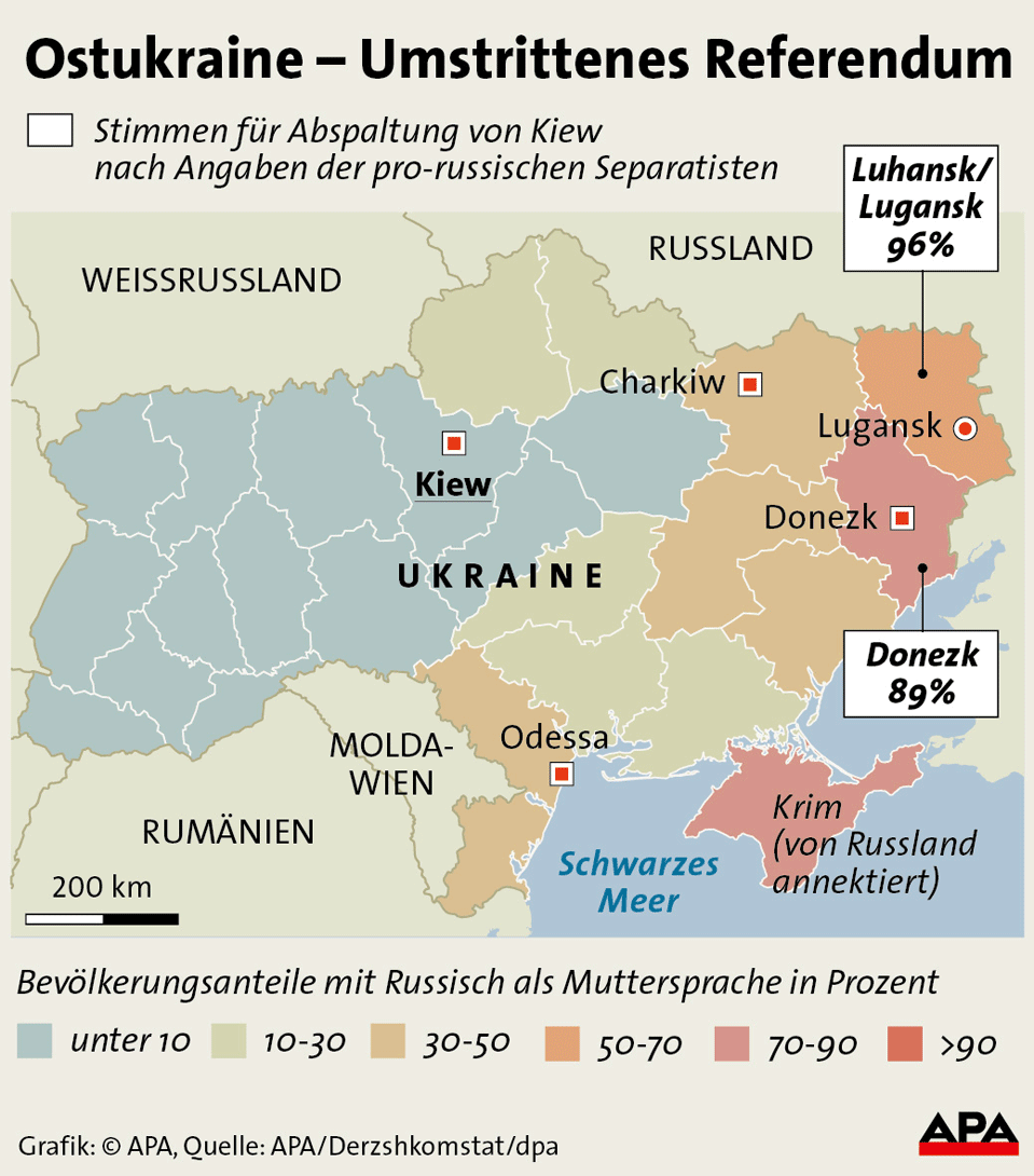 "Willkommen in der Republik Donezk" - Ukraine - derStandard.at