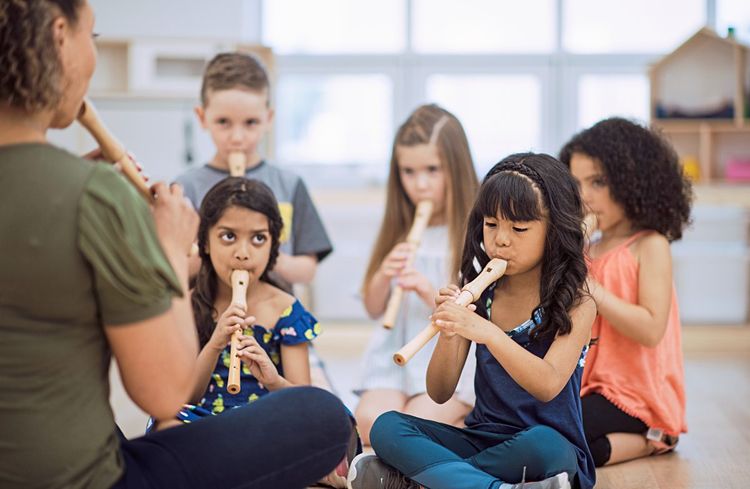 Flöte für Kinder Holz, leichte Blockflöten für Kinder Pädagogische