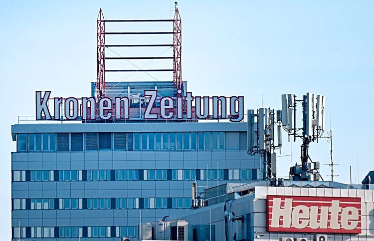 Das Kronen-Zeitung-Haus in Wien-Döbling