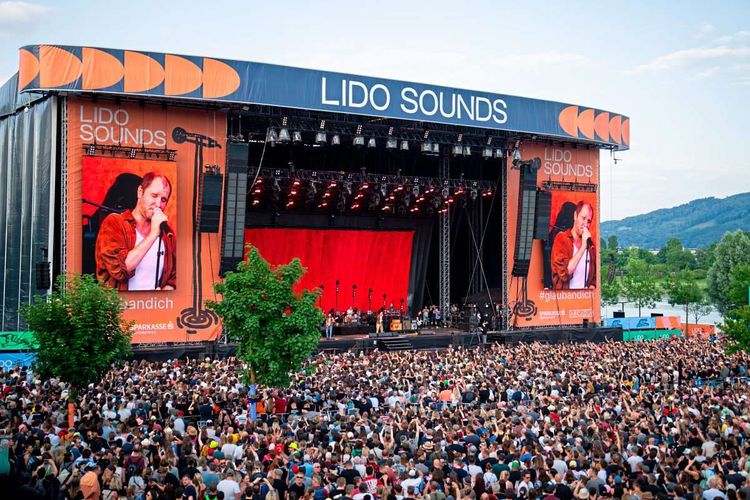 Das Lido-Sounds-Festival fand vergangenes Wochenende zum ersten Mal am Urfahrmarkt-Gelände in Linz statt.