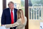 Meloni wirft Trump Lüge vor, Italiens Außenminister sagt US-Reise ab Trump hatte behauptet, dass Meloni ihm beim G7-Gipfel in Frankreich um ein gemeinsames Foto angefleht habe