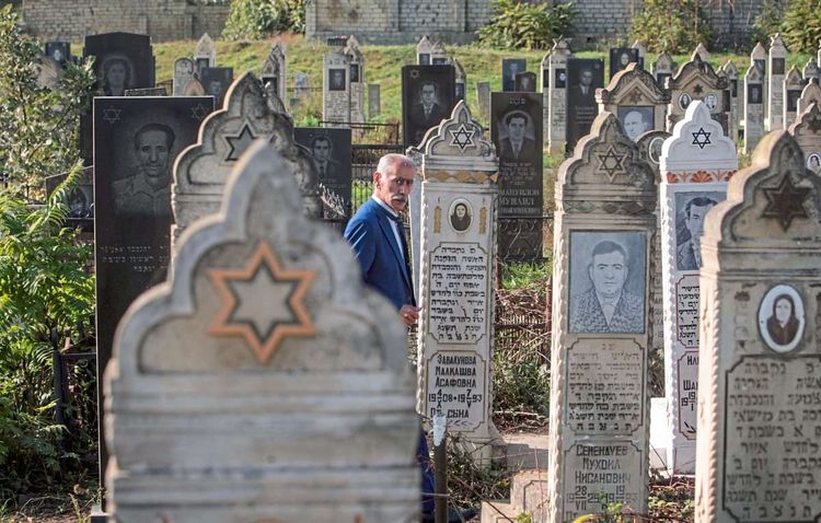 Der jüdische Friedhof in Derbent.