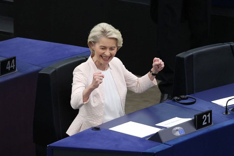 EU-Kommissionspräsidentin von der Leyen wiedergewählt