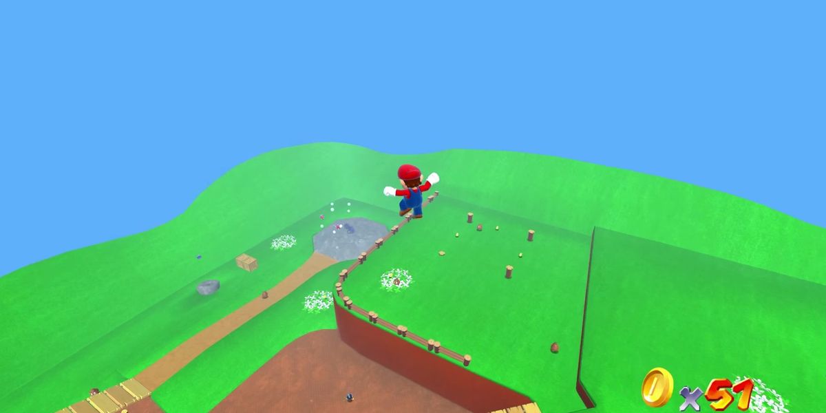 Super Mario 64: Erstes Level als HD-Remake für den Browser erschienen -  Games -  › Web