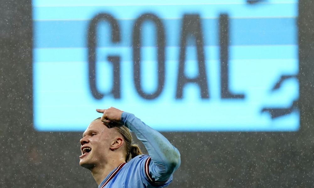 haaland 4 goals in a game