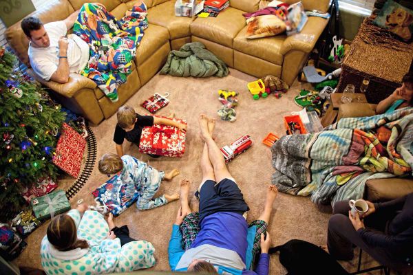 Ein-famili-res-kaum-religi-ses-Fest