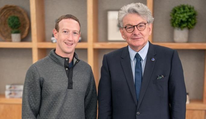 EU Commissioner Discusses AI Regulation with Tech Industry Leaders: Zuckerberg and Altman Show Support for Watermarking Content