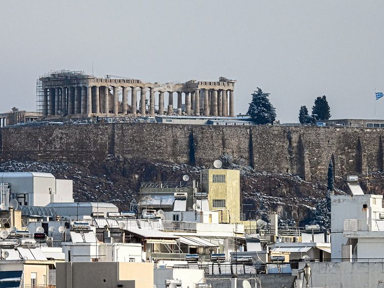 Die Akropolis in Athen