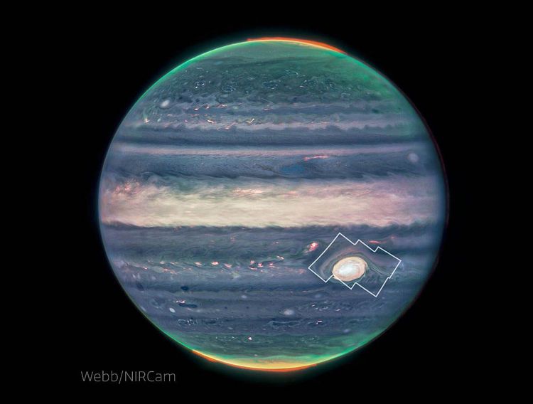 Jupiter in Infrarot