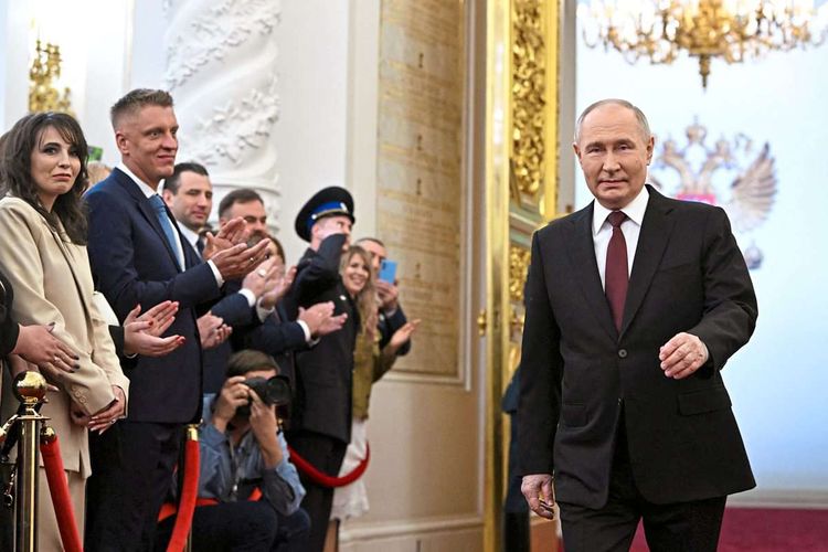 Wladimir Putin im Kreml.