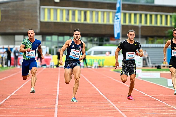 Markus Fuchs österreichischer Rekord 100 Meter Sprint