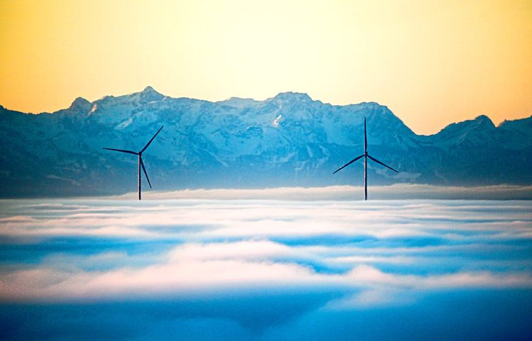 Windkraft, Tirol, Salzburg, Vorarlberg, Berge, Windräder