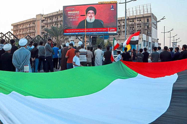 Nasrallah-Fans im südirakischen Basra