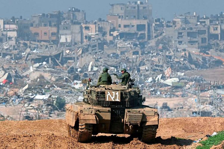 Panzer im südlichen Gazastreifen