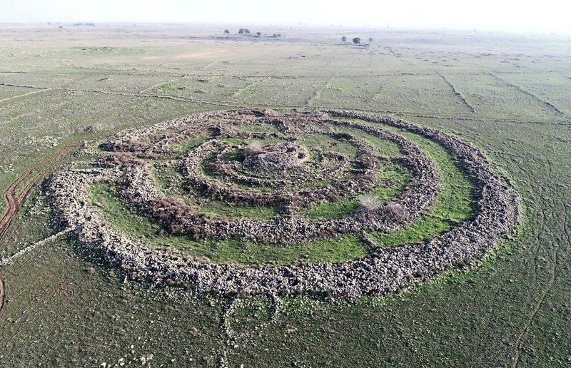 Dutzende rätselhafte Steinkreise auf dem Golan entdeckt