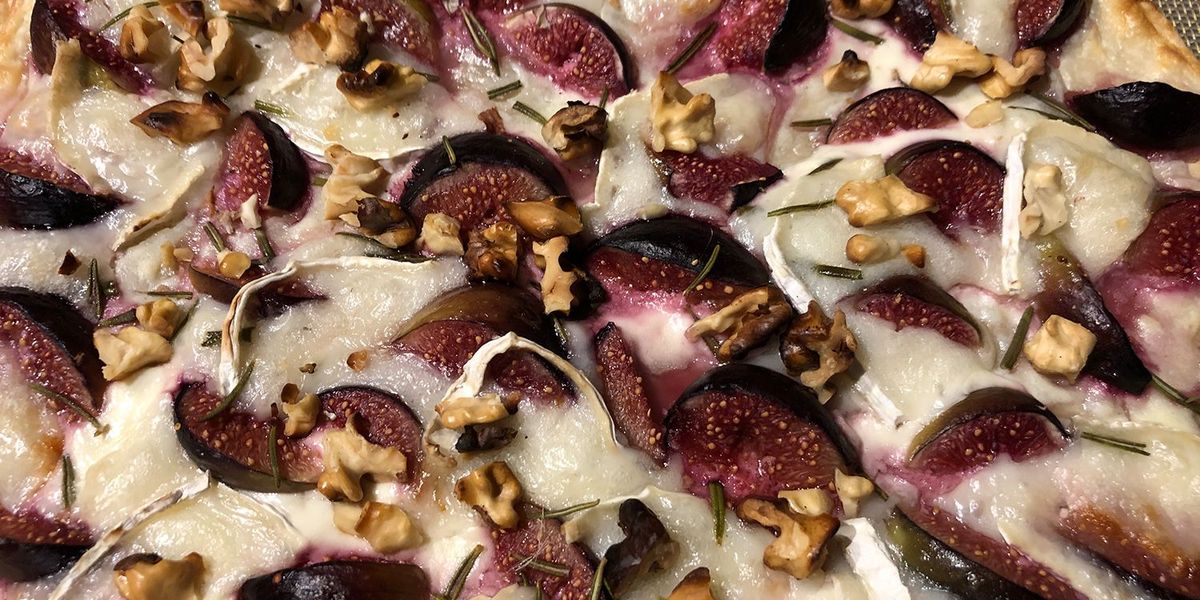 Rezept für Flammkuchen mit Feigen und Ziegenkäse - Hauptspeisen ...