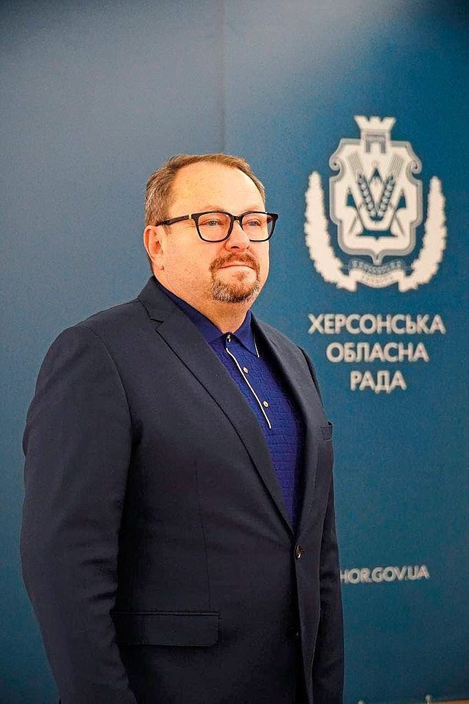 Oleksandr Samoilenko Präsident des Parlaments der Region Cherson