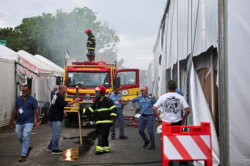 Brand auf der Klimakonferenz unter Kontrolle