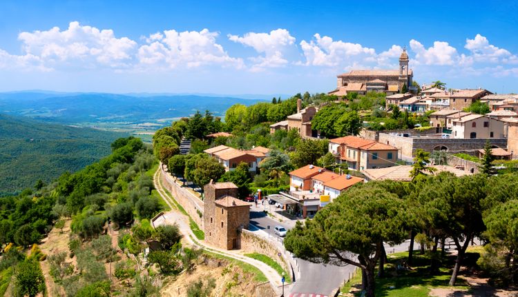 Dorf, Landschaft, Italien