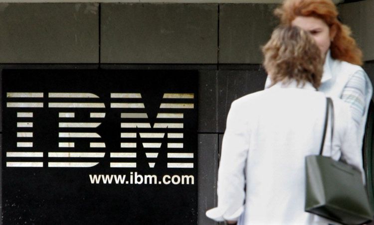 Das Bild zeigt das Firmenlogo von IBM