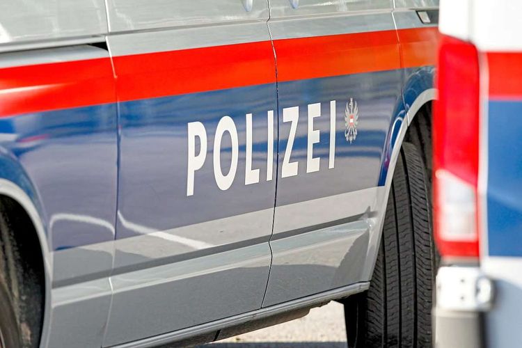 Polizeiauto in Österreich.