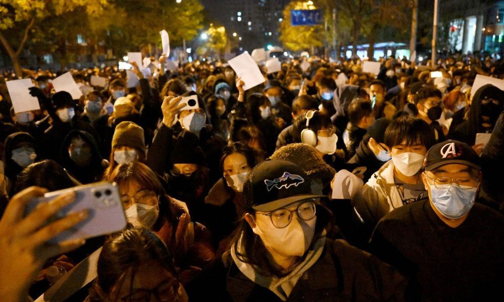 Zero Covid: Bots verdrängten Tweets zu Protesten in China mit Porno-Spam
