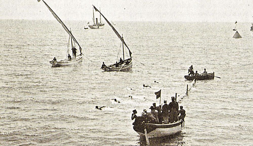 Erste Olympische Spiele der Neuzeit Zwei Männer in Piräus Mehr Sport