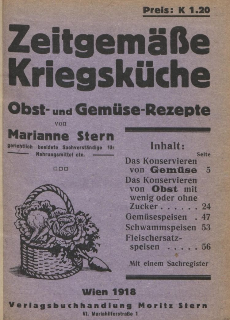 Marianne Sterns Kochbuch 