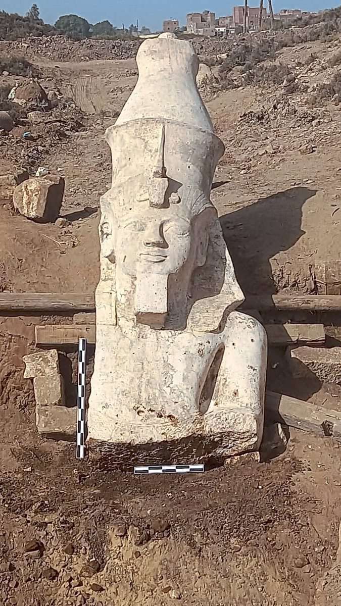 Pharao Ramses II. Statue Ägypten