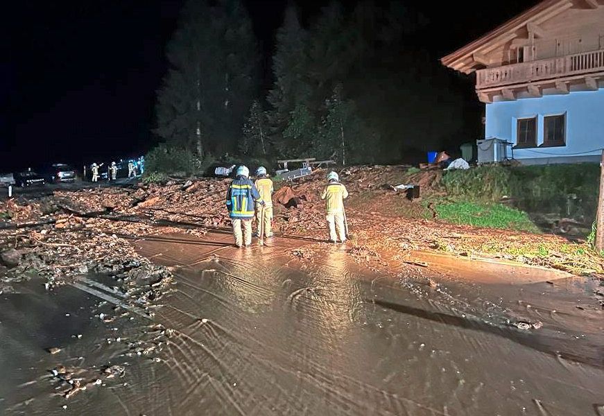 Unwetter In Salzburg Und Tirol Führte Zu Murenabgängen Und Schäden ...