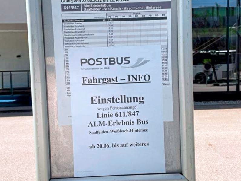 Erste Postbusse fallen wegen Personalmangels aus