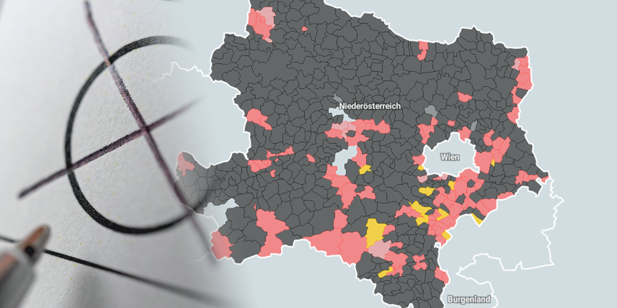 Die Ergebnisse der Gemeinderatswahlen in Niederösterreich