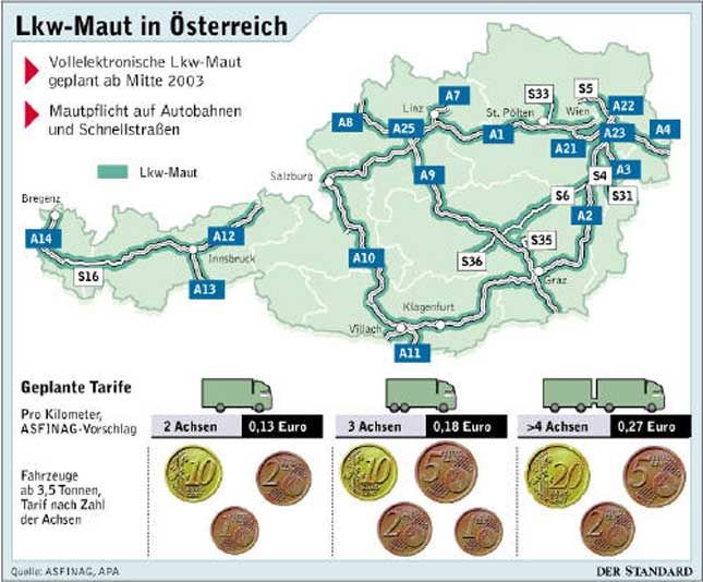 LKW-Maut in Österreich - Wirtschaft - derStandard.at › Wirtschaft