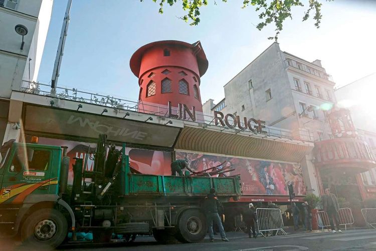 Moulin Rouge ohne Windmühlenflügel
