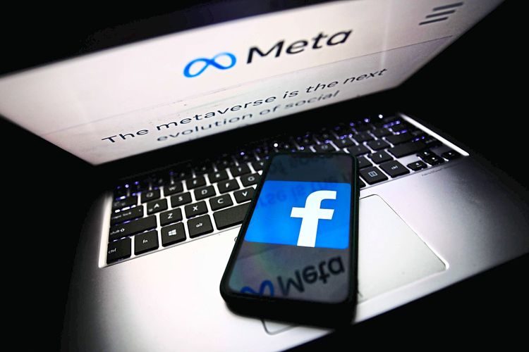 Meta und Facebook Logo