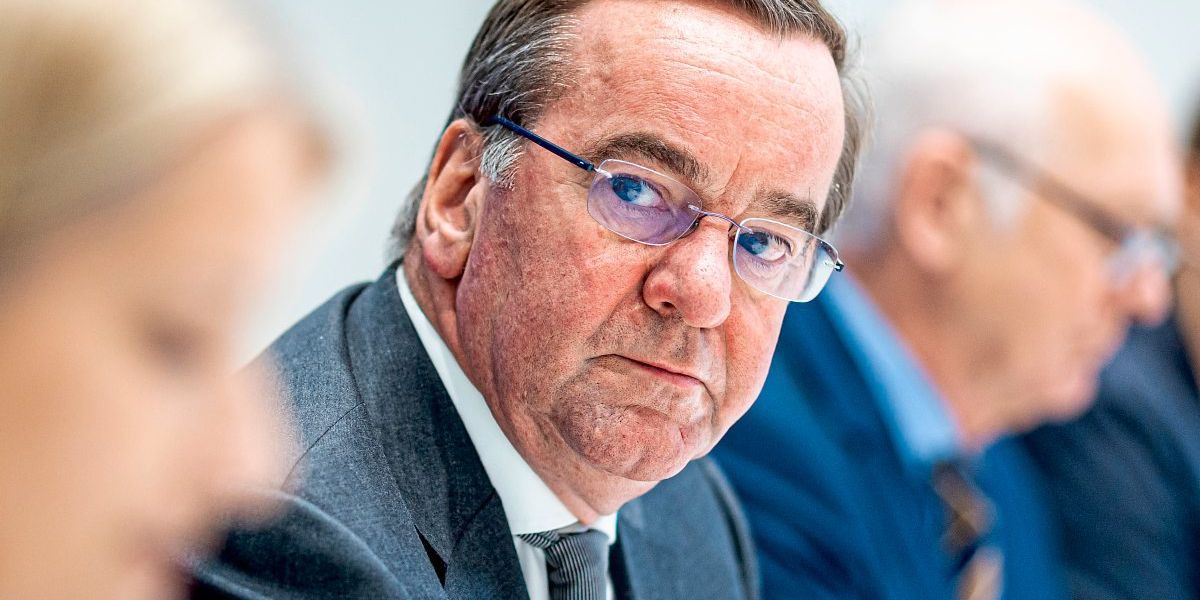 Deutscher Verteidigungsminister Pistorius Von der Provinz in Hannover