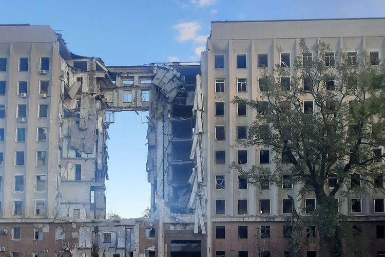 Zerstörtes Gebäude