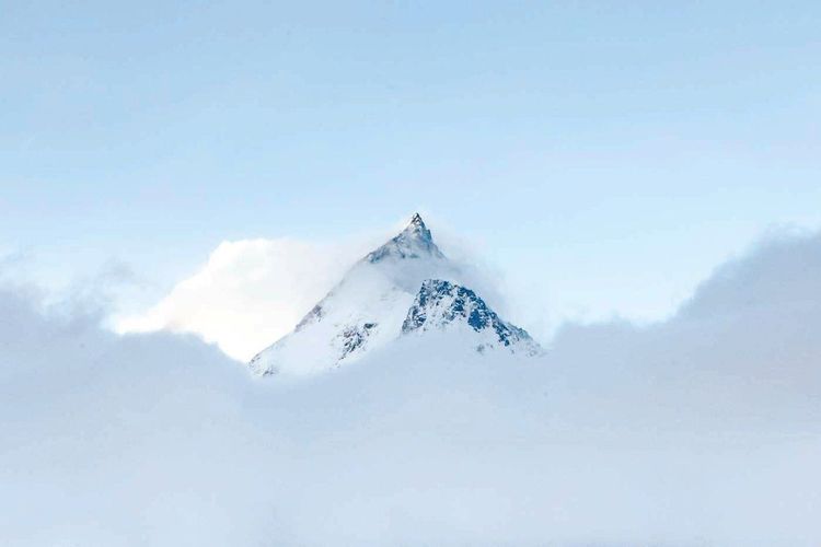 Blick auf den Gipfel des K2