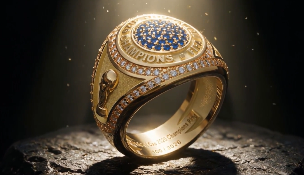 Image accompanying Der Standard coverage of FIFA's introduction of championship rings for World Cup winners.