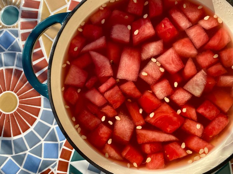Melonenbowle Rezepte Wassermelone 